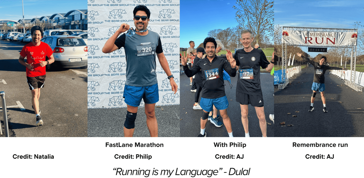 "Running is my language now"